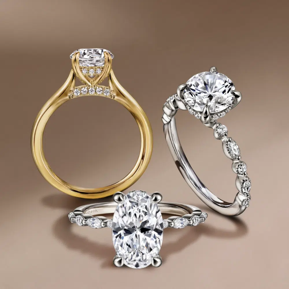 Bague de fiançailles diamant naturel